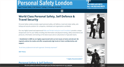 Desktop Screenshot of personalsafetylondon.com